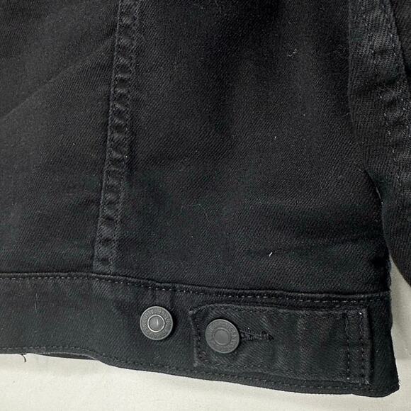 Levi's Original Trucker Black Denim Jacket size XL - Picture 6 of 7